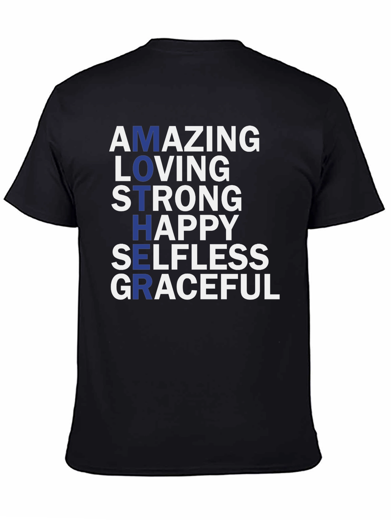 Amazing Mother Graphic T-Shirt - Black Tee