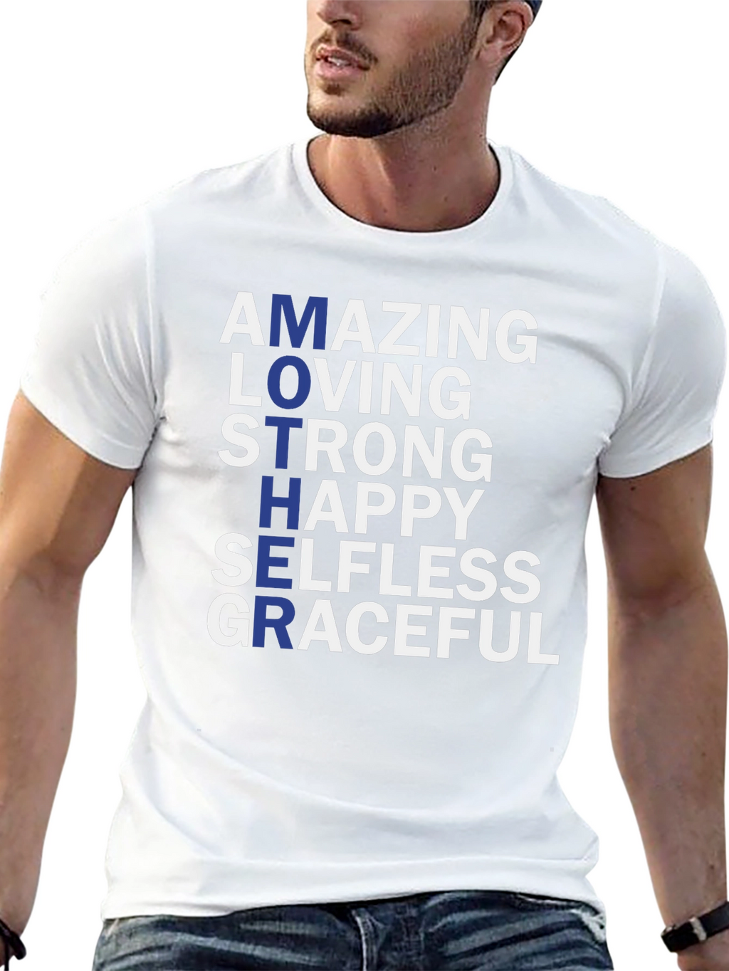 Amazing Mother Graphic T-Shirt - Black Tee