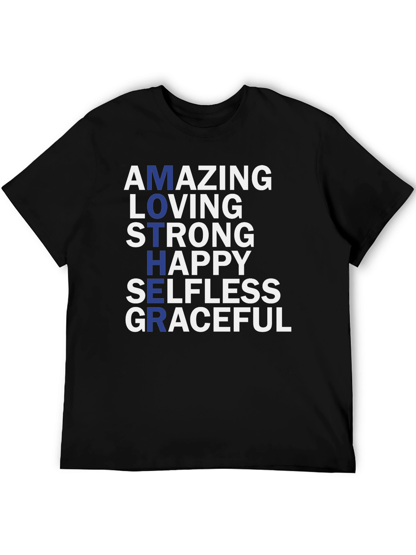 Amazing Mother Graphic T-Shirt - Black Tee