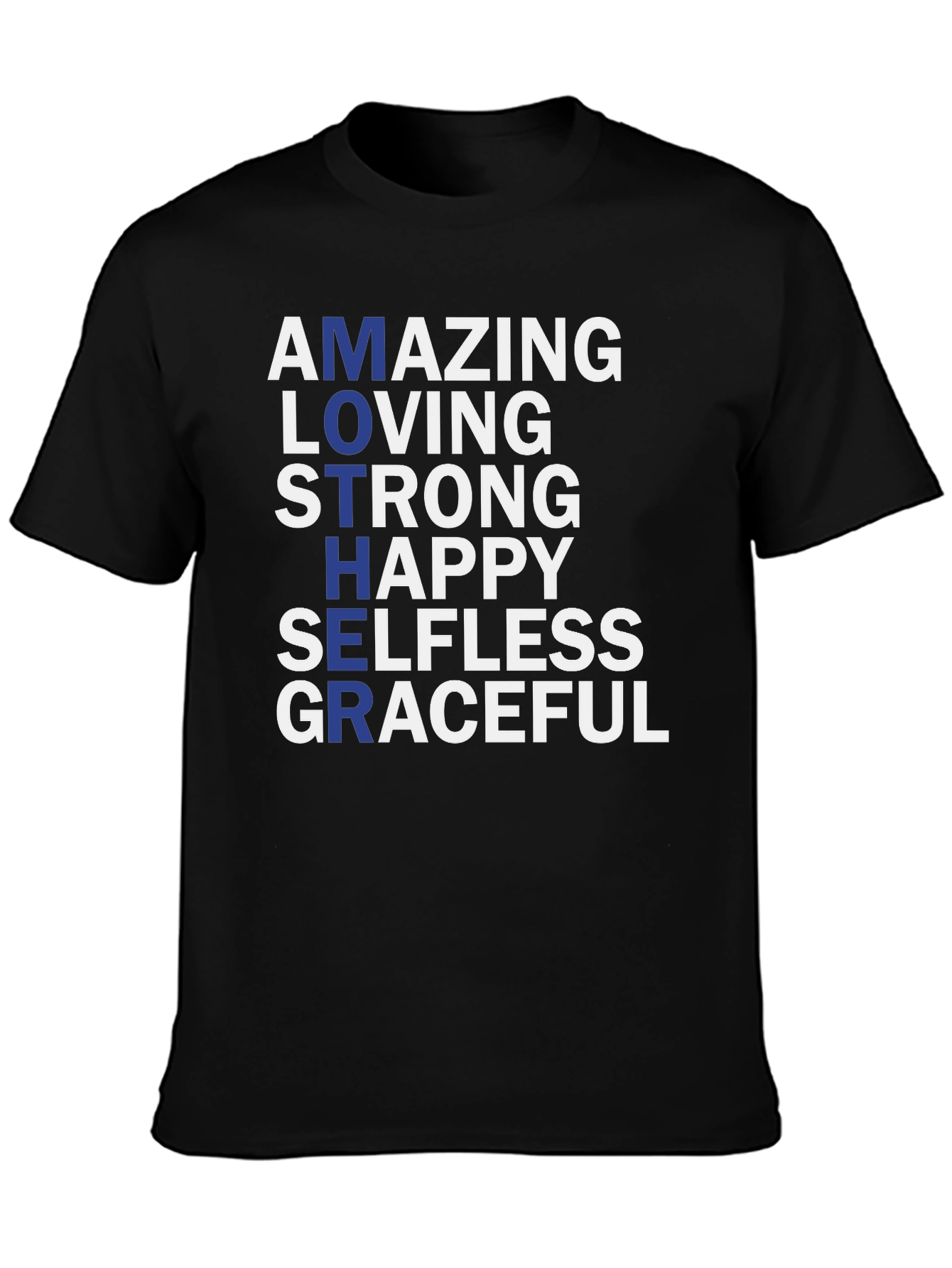 Amazing Mother Graphic T-Shirt - Black Tee