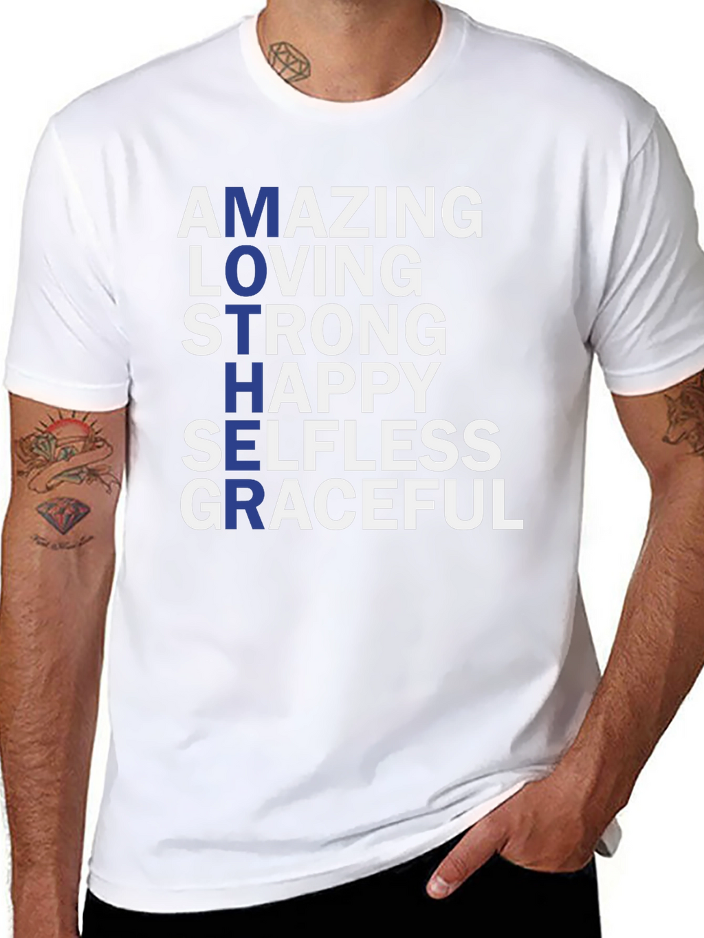 Amazing Mother Graphic T-Shirt - Black Tee