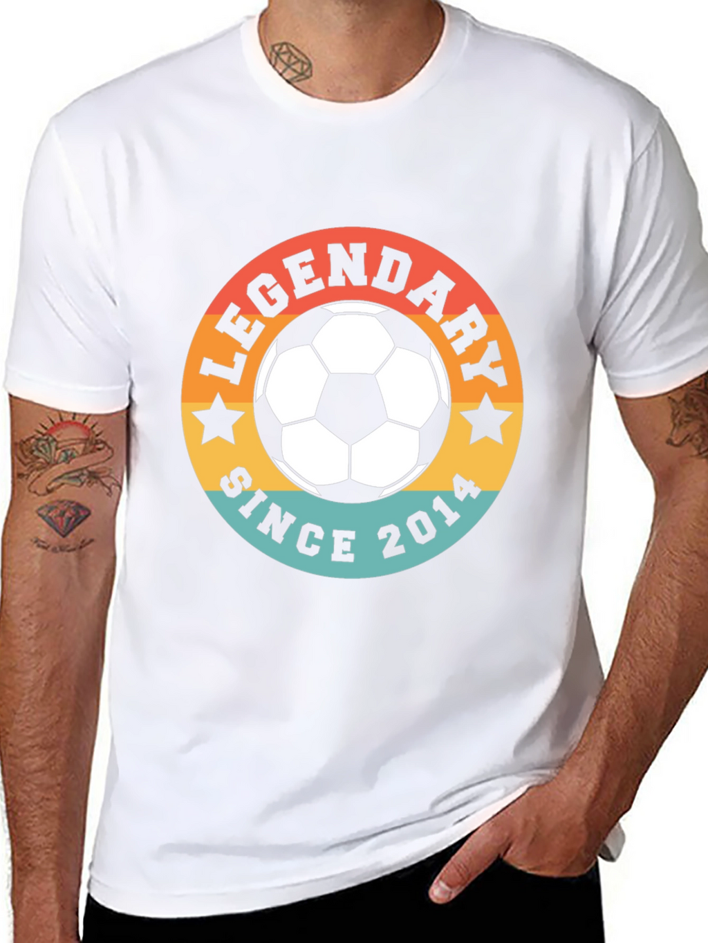 Legendary Since 2014 Soccer Ball T-Shirt
