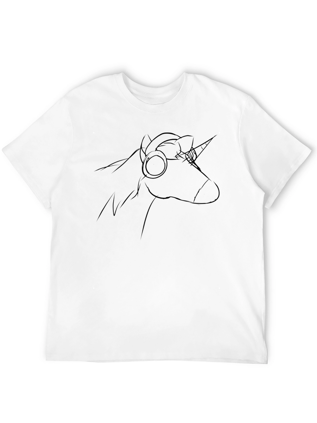 Unicorn DJ Black T-Shirt