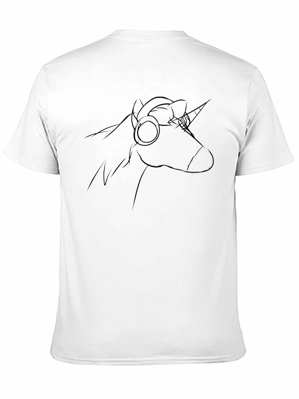 Unicorn DJ Black T-Shirt