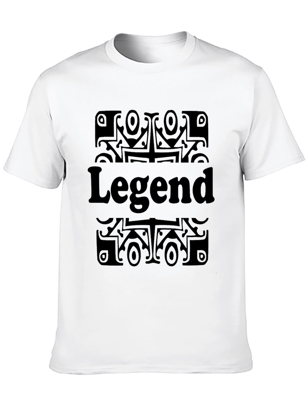 Legend Graphic Print Black T-Shirt