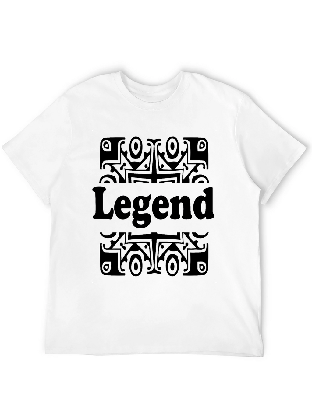 Legend Graphic Print Black T-Shirt