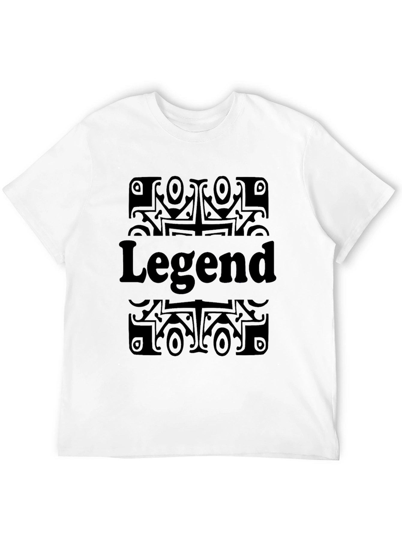 Legend Graphic Print Black T-Shirt