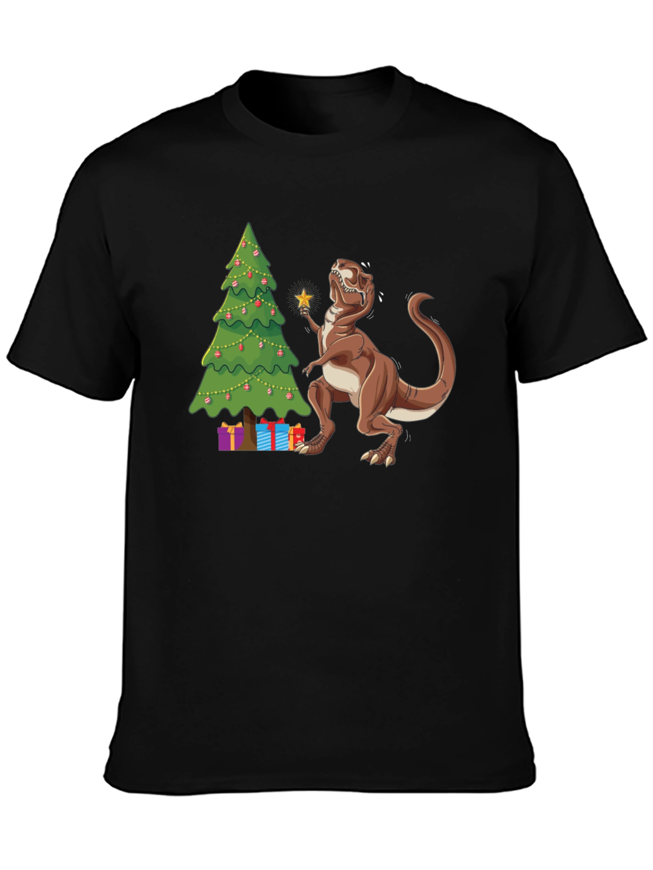 Festive Dino T-Shirt - Christmas Tree Rex!