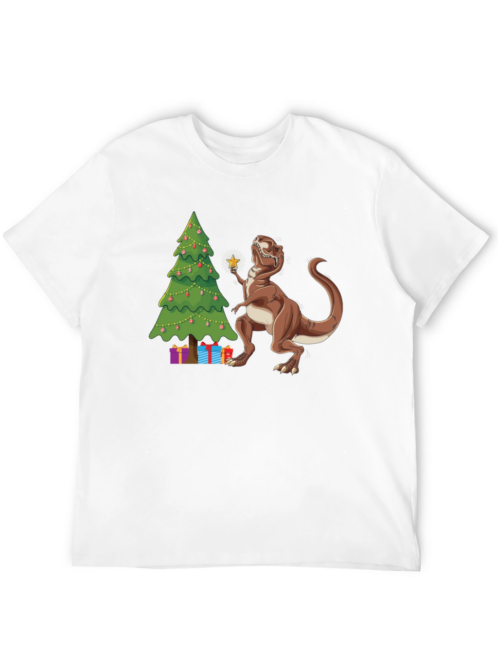 Festive Dino T-Shirt - Christmas Tree Rex!