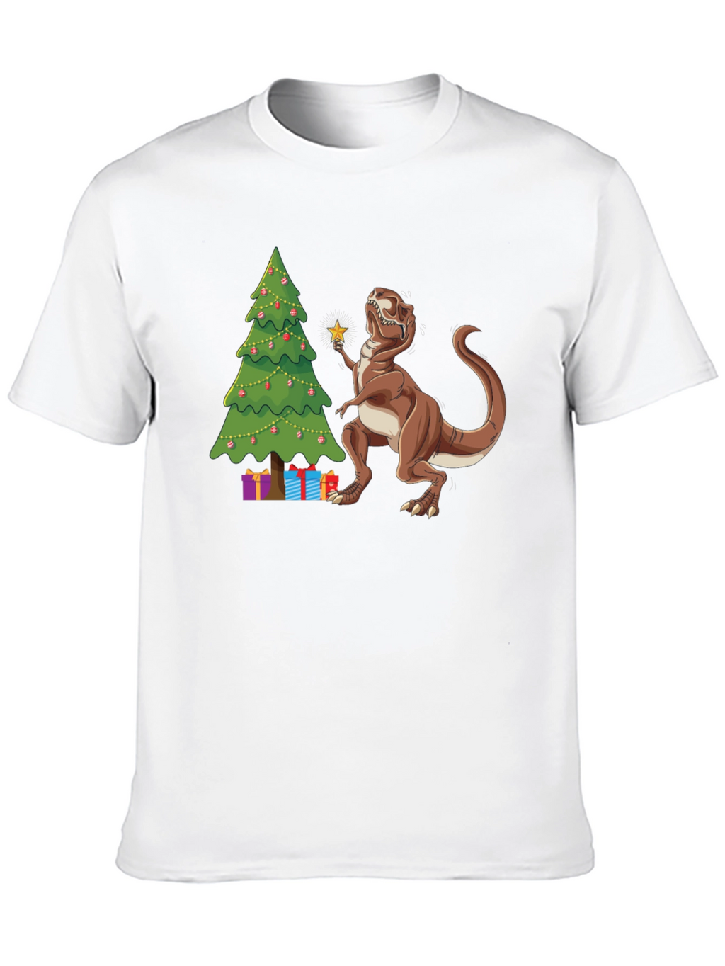 Festive Dino T-Shirt - Christmas Tree Rex!
