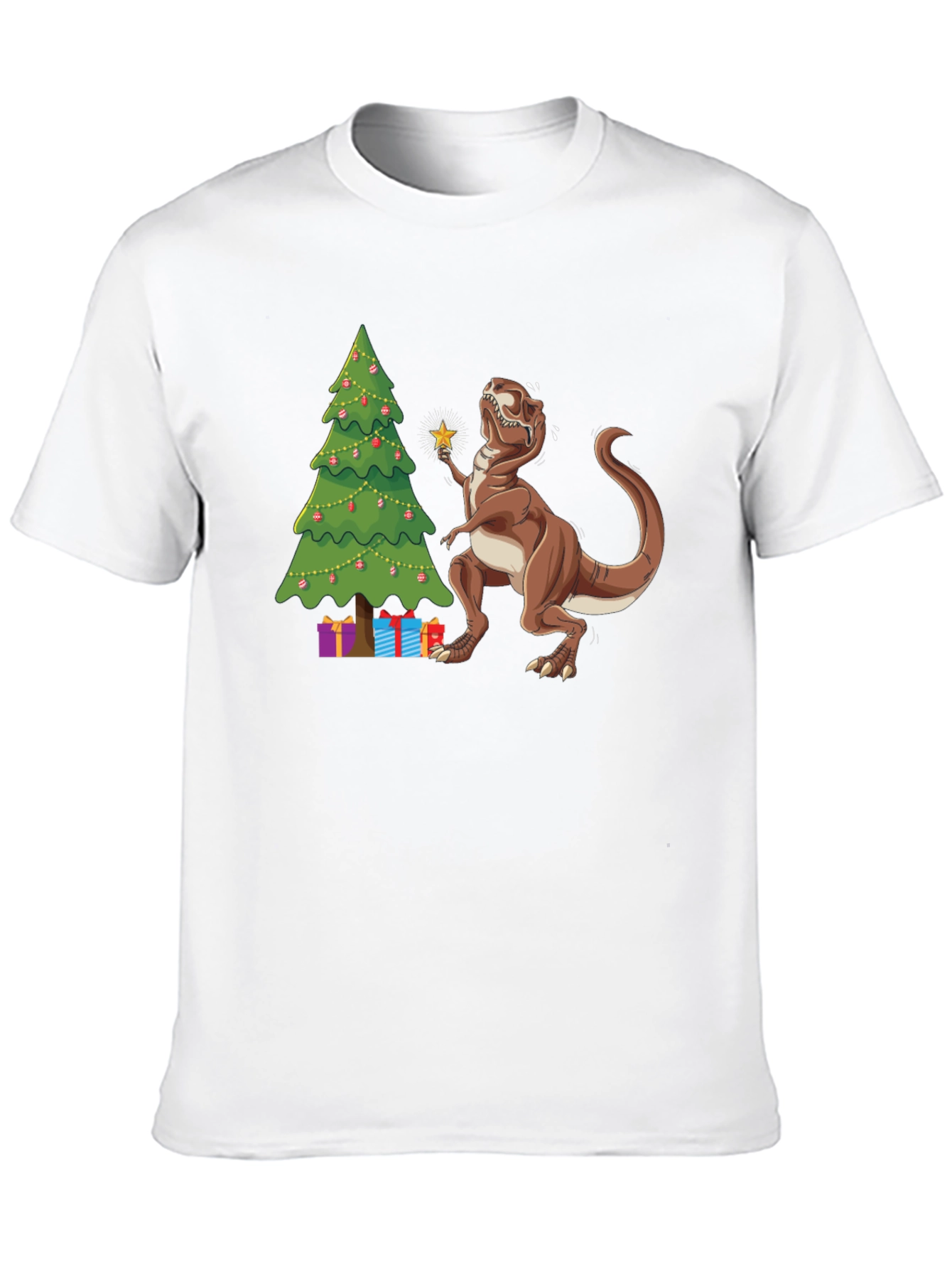 Festive Dino T-Shirt - Christmas Tree Rex!