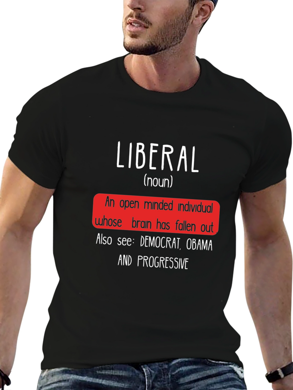 Liberal Definition T-Shirt - Open Minded Humor