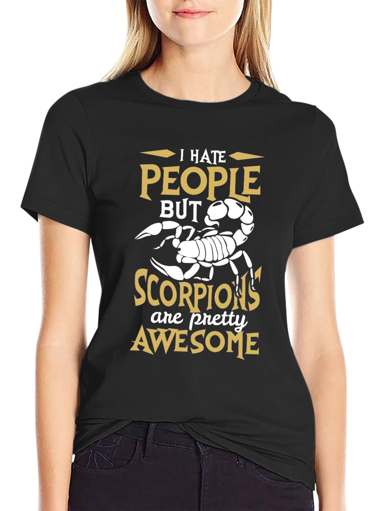 I Hate People But Scorpions Are Awesome T-Shirt