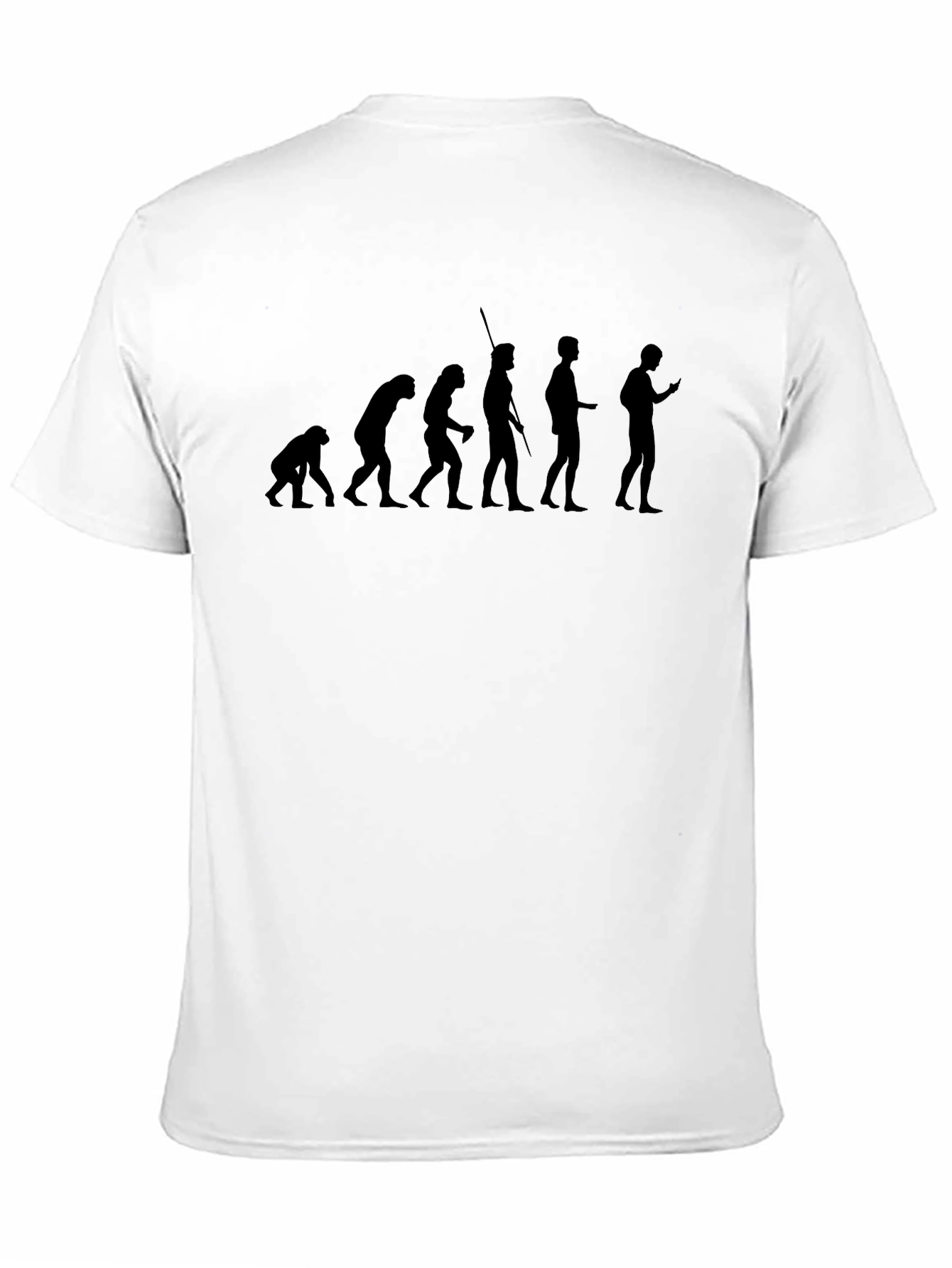 Evolution of Man Black T-Shirt