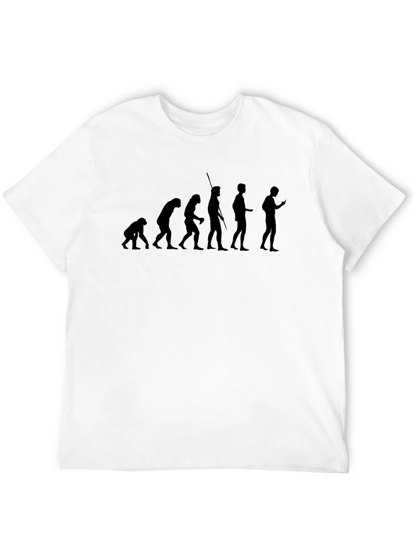 Evolution of Man Black T-Shirt