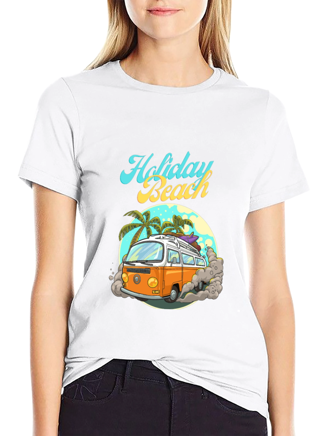 Holiday Beach Van Graphic Tee
