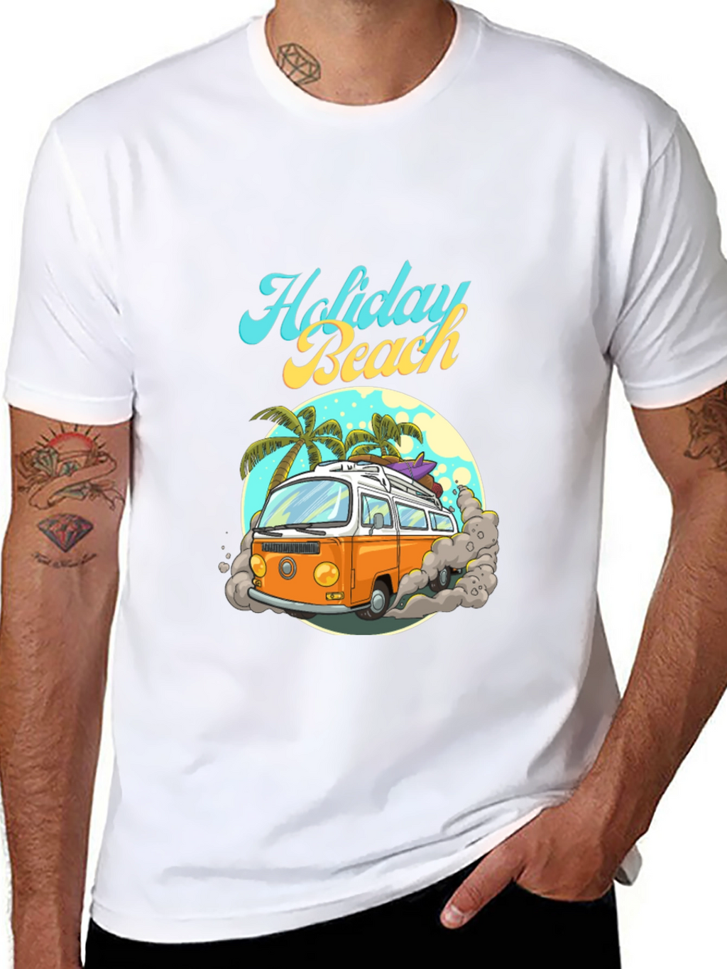 Holiday Beach Van Graphic Tee