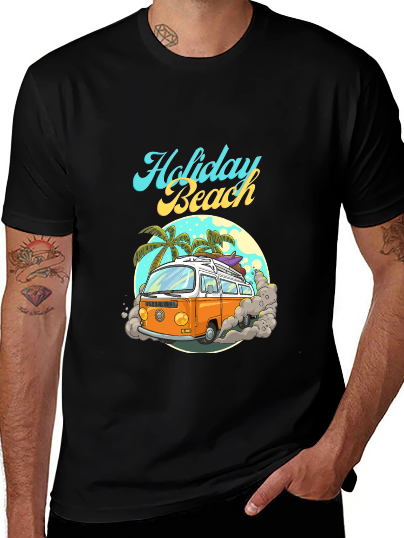 Holiday Beach Van Graphic Tee