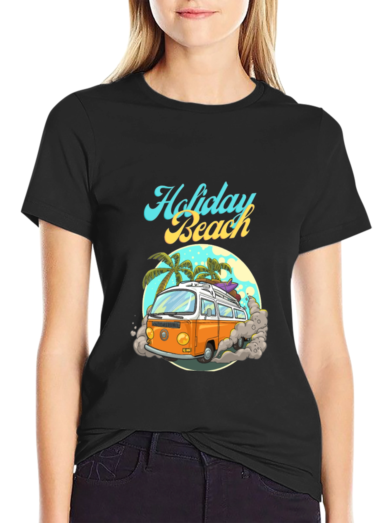 Holiday Beach Van Graphic Tee