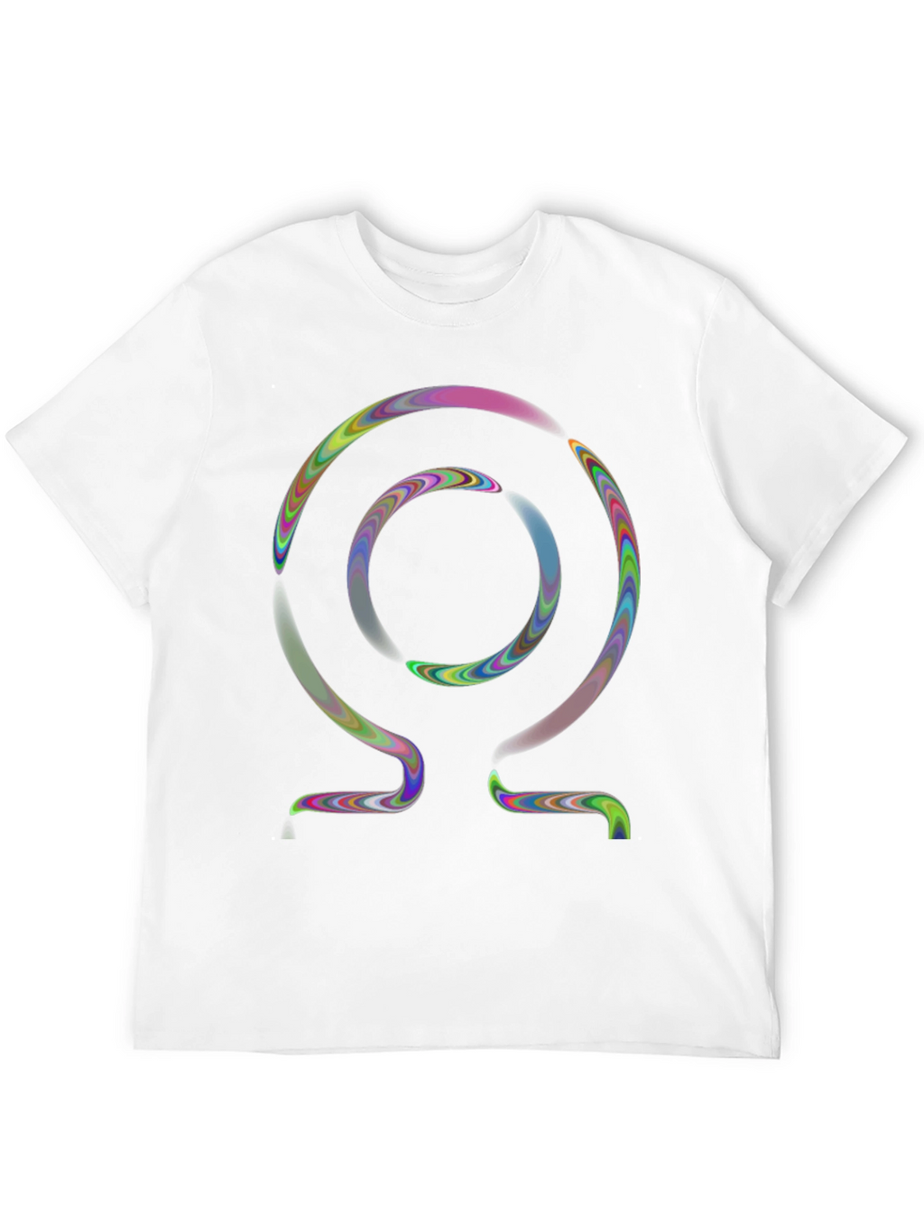 Abstract Omega Symbol T-Shirt