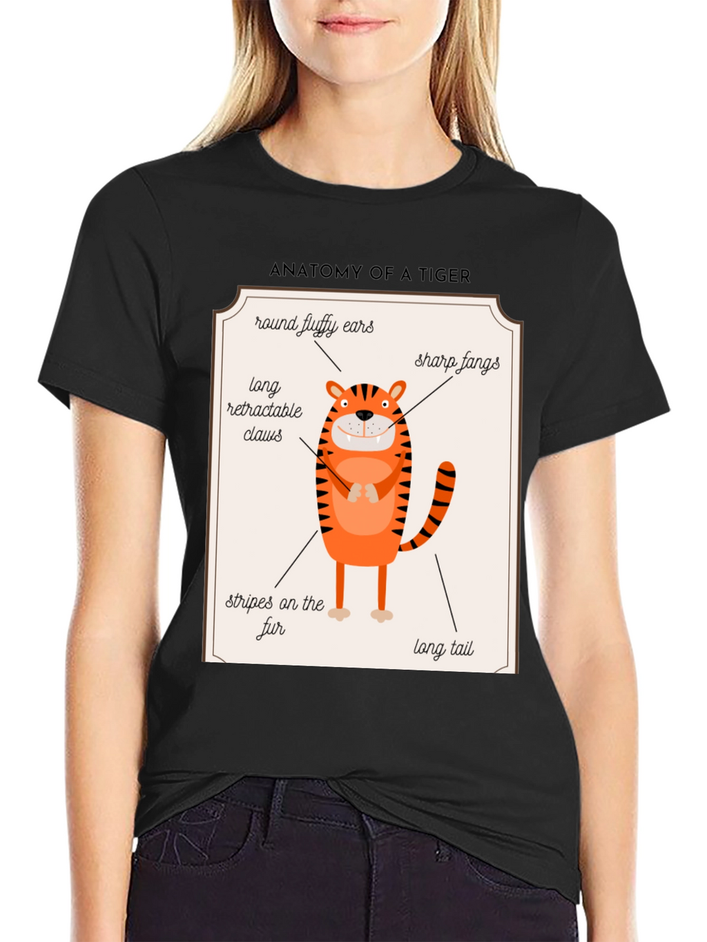 Anatomy of a Tiger Funny T-Shirt