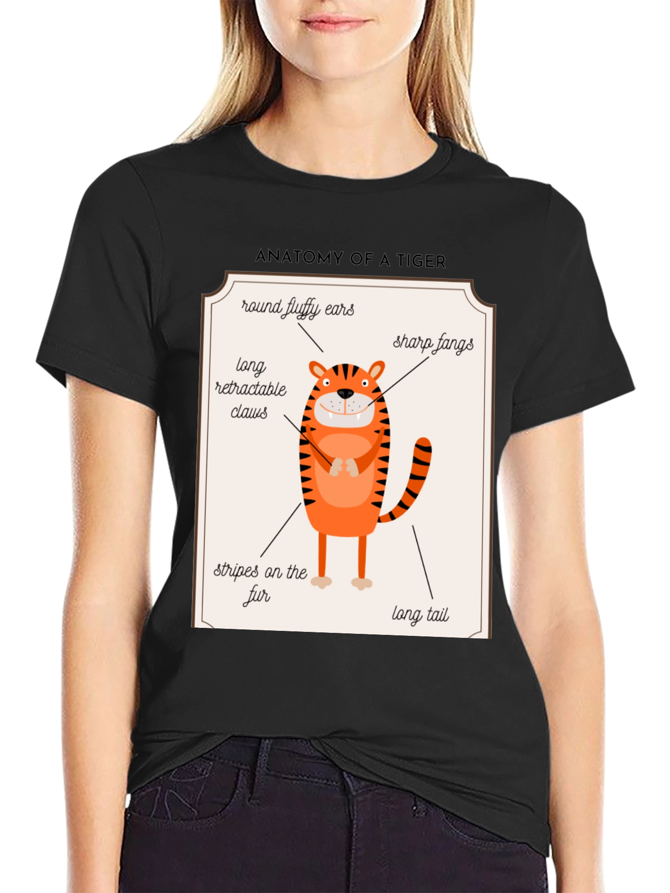 Anatomy of a Tiger Funny T-Shirt