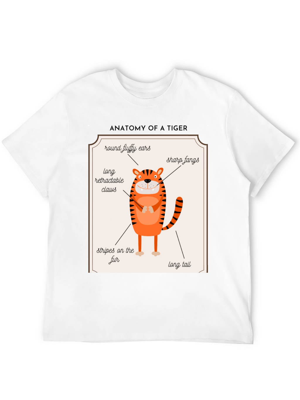 Anatomy of a Tiger Funny T-Shirt