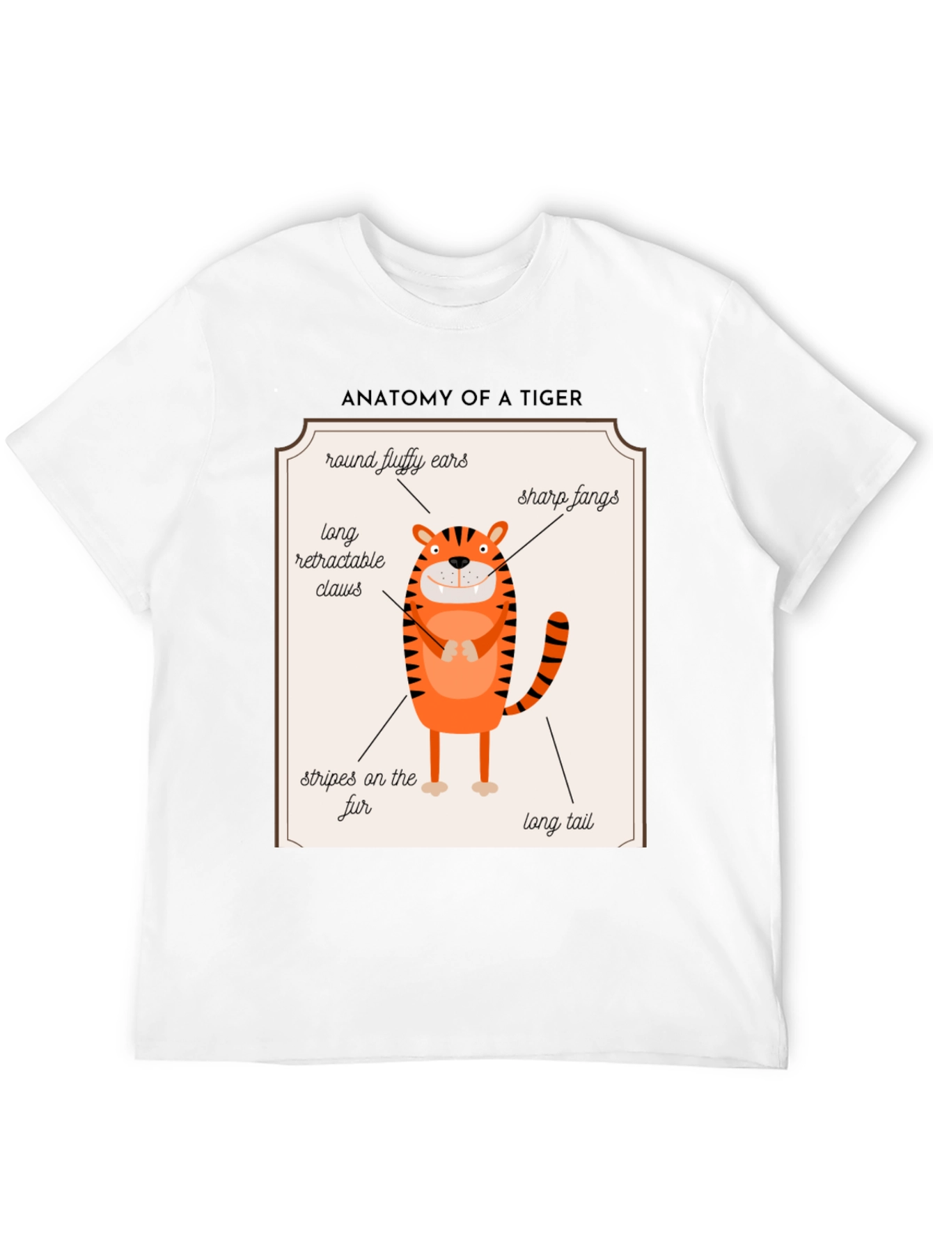 Anatomy of a Tiger Funny T-Shirt
