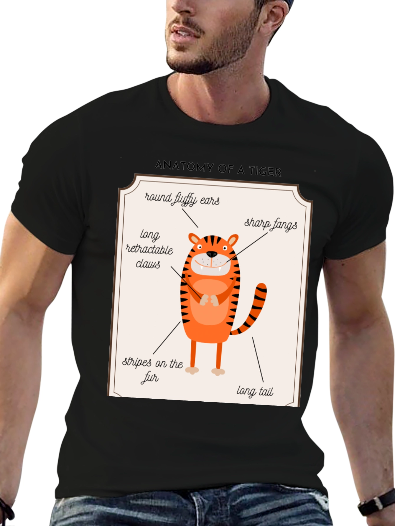 Anatomy of a Tiger Funny T-Shirt