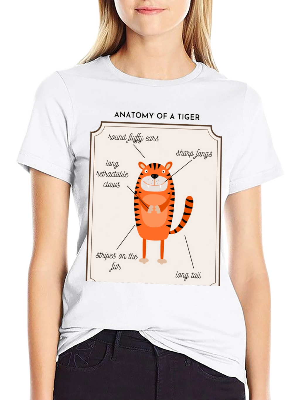 Anatomy of a Tiger Funny T-Shirt