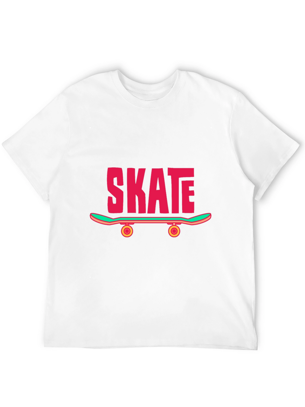 Skate Graphic T-Shirt - Cool Casual Tee