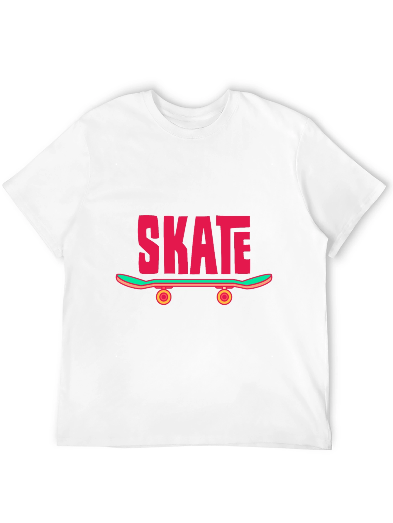 Skate Graphic T-Shirt - Cool Casual Tee
