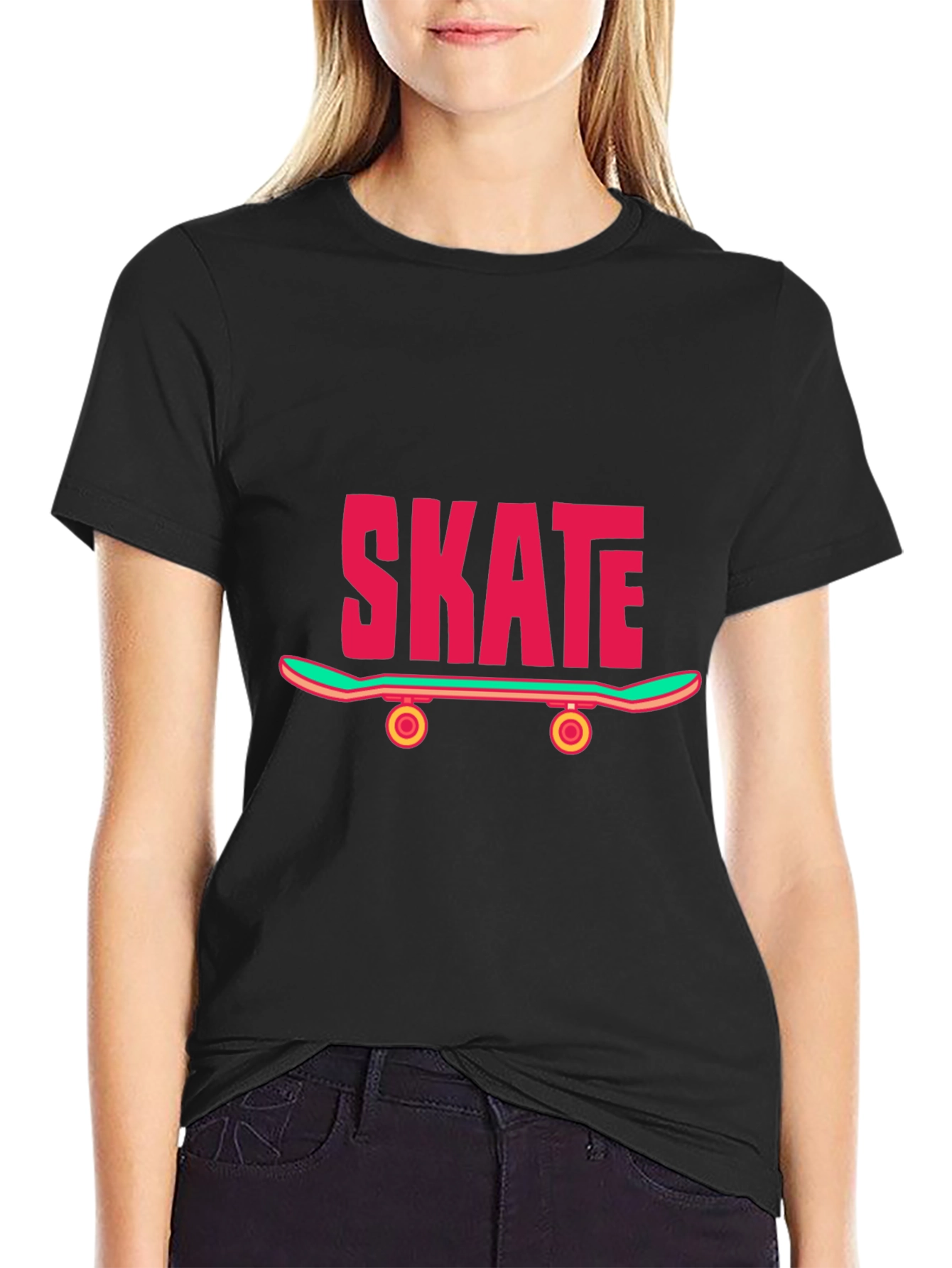 Skate Graphic T-Shirt - Cool Casual Tee