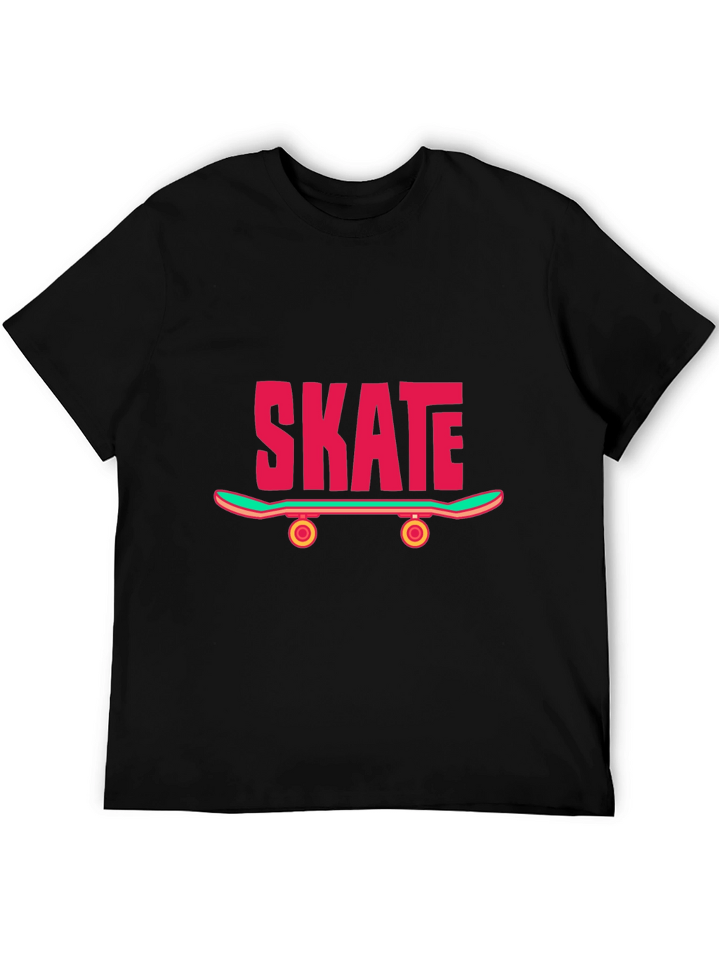 Skate Graphic T-Shirt - Cool Casual Tee