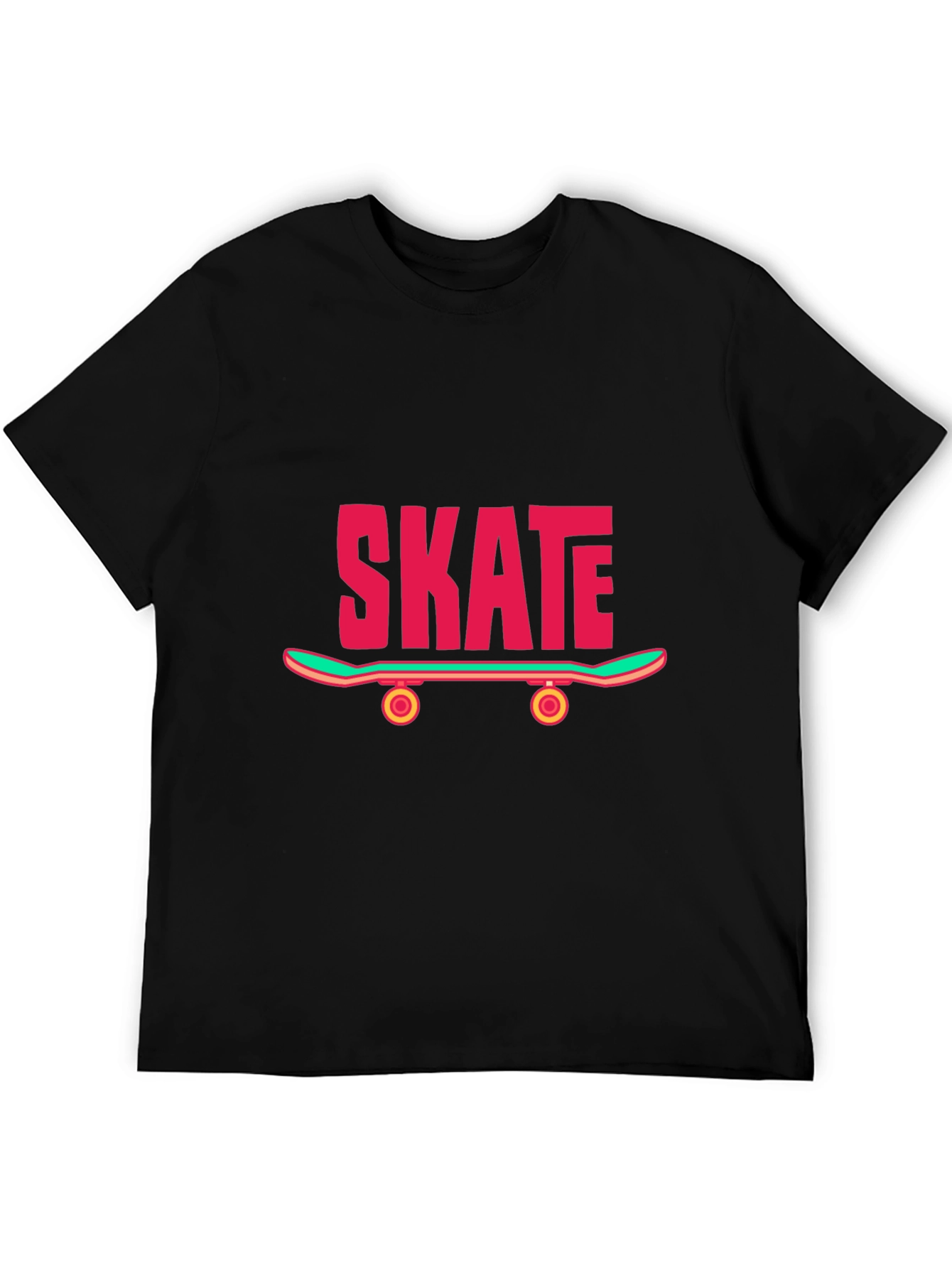 Skate Graphic T-Shirt - Cool Casual Tee