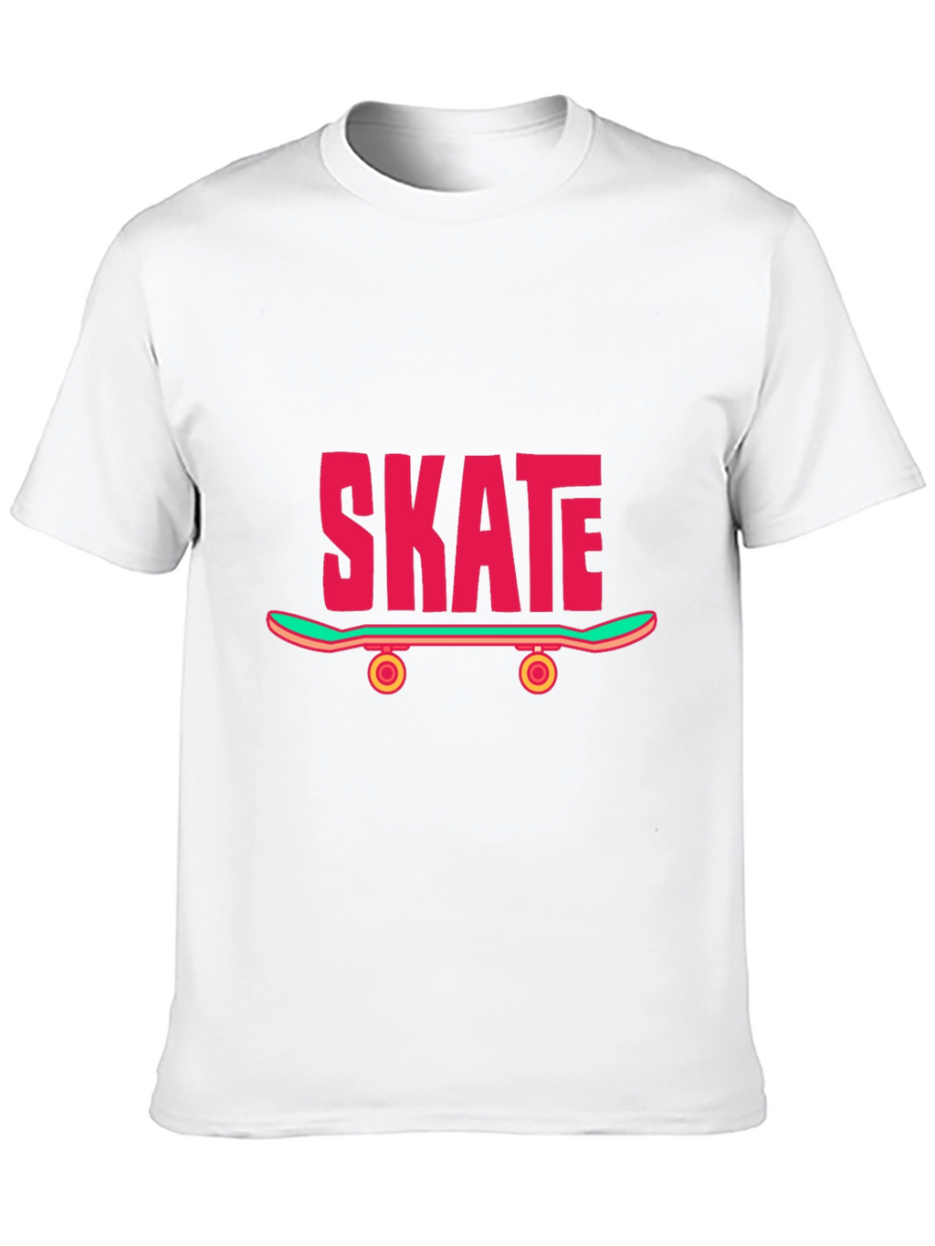Skate Graphic T-Shirt - Cool Casual Tee
