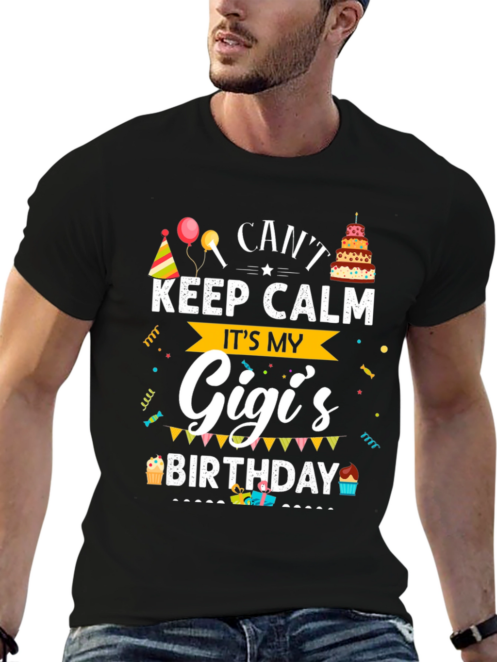 Cant Keep Calm Its My Gigis Birthday T-Shirt