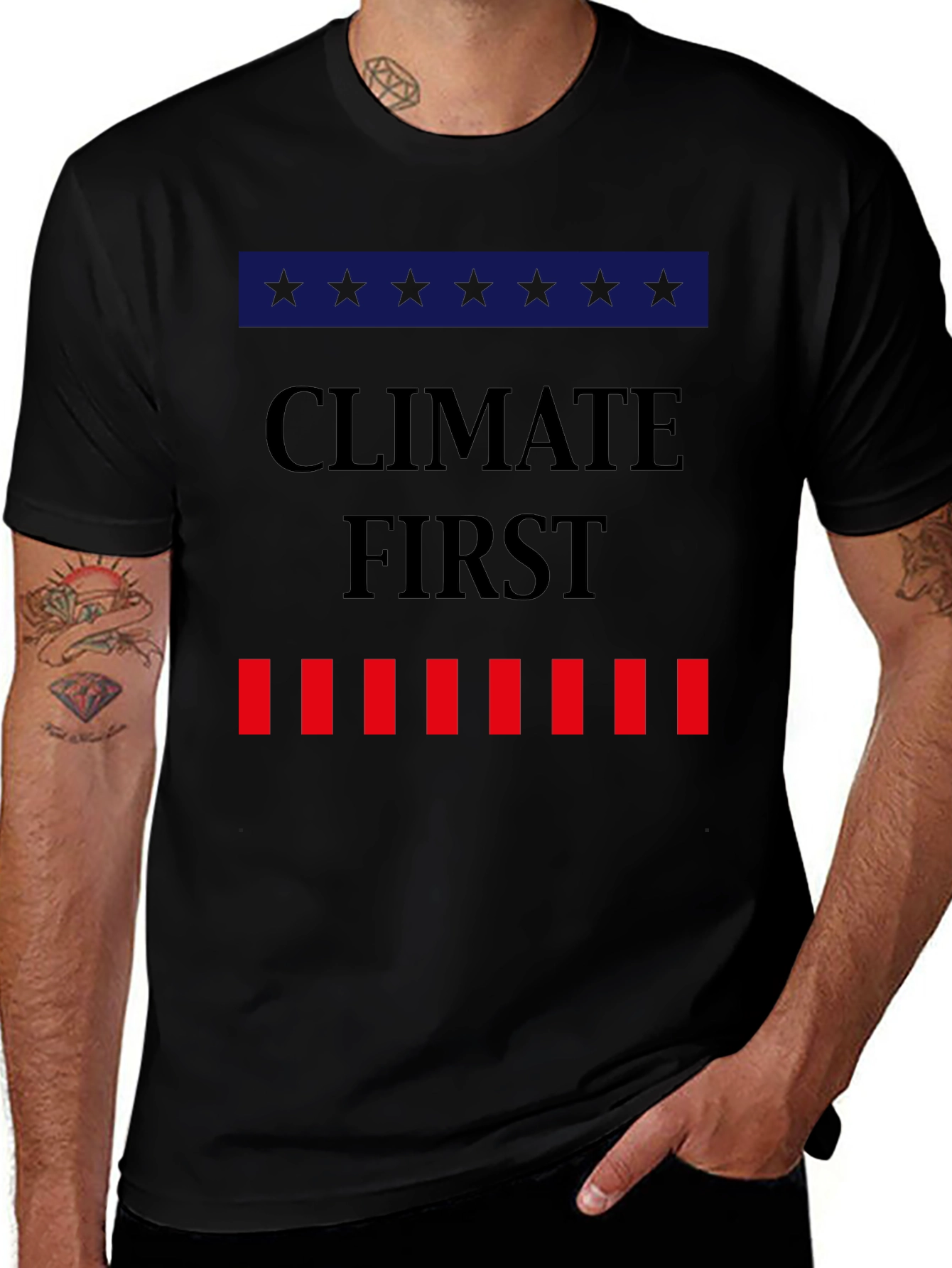 Climate First T-Shirt Political Tee