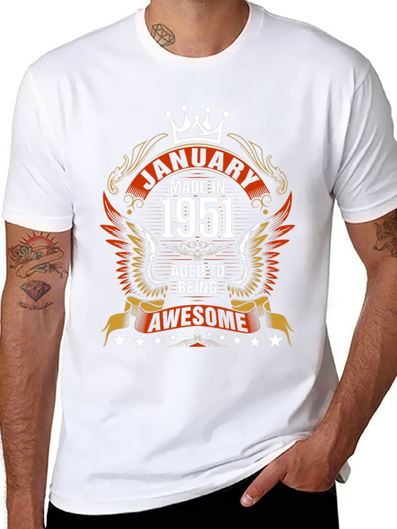 January 1951 Birthday Awesome T-Shirt