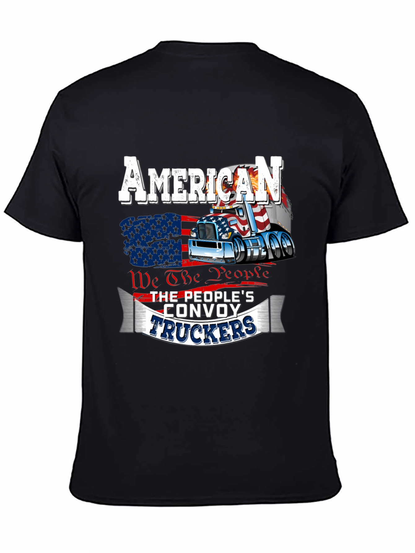 American Trucker Convoy T-Shirt