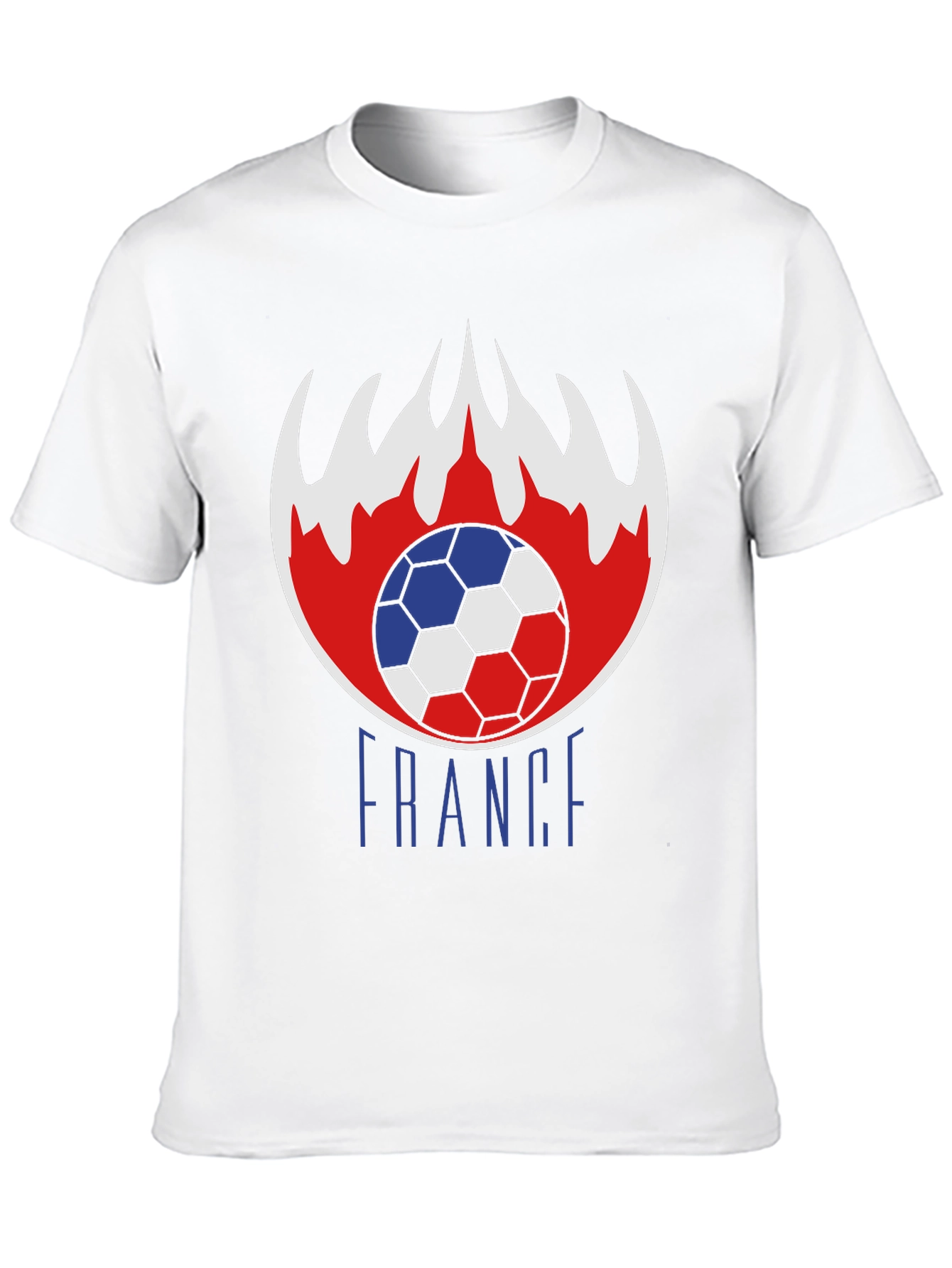 France Soccer T-Shirt - Patriotic Football Tee