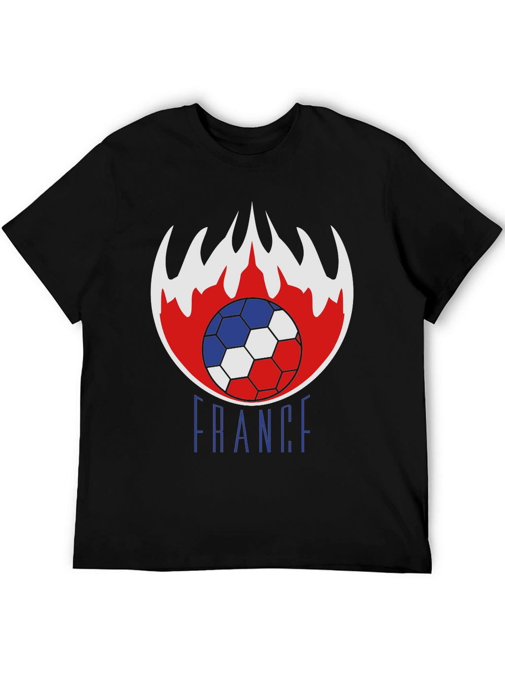France Soccer T-Shirt - Patriotic Football Tee