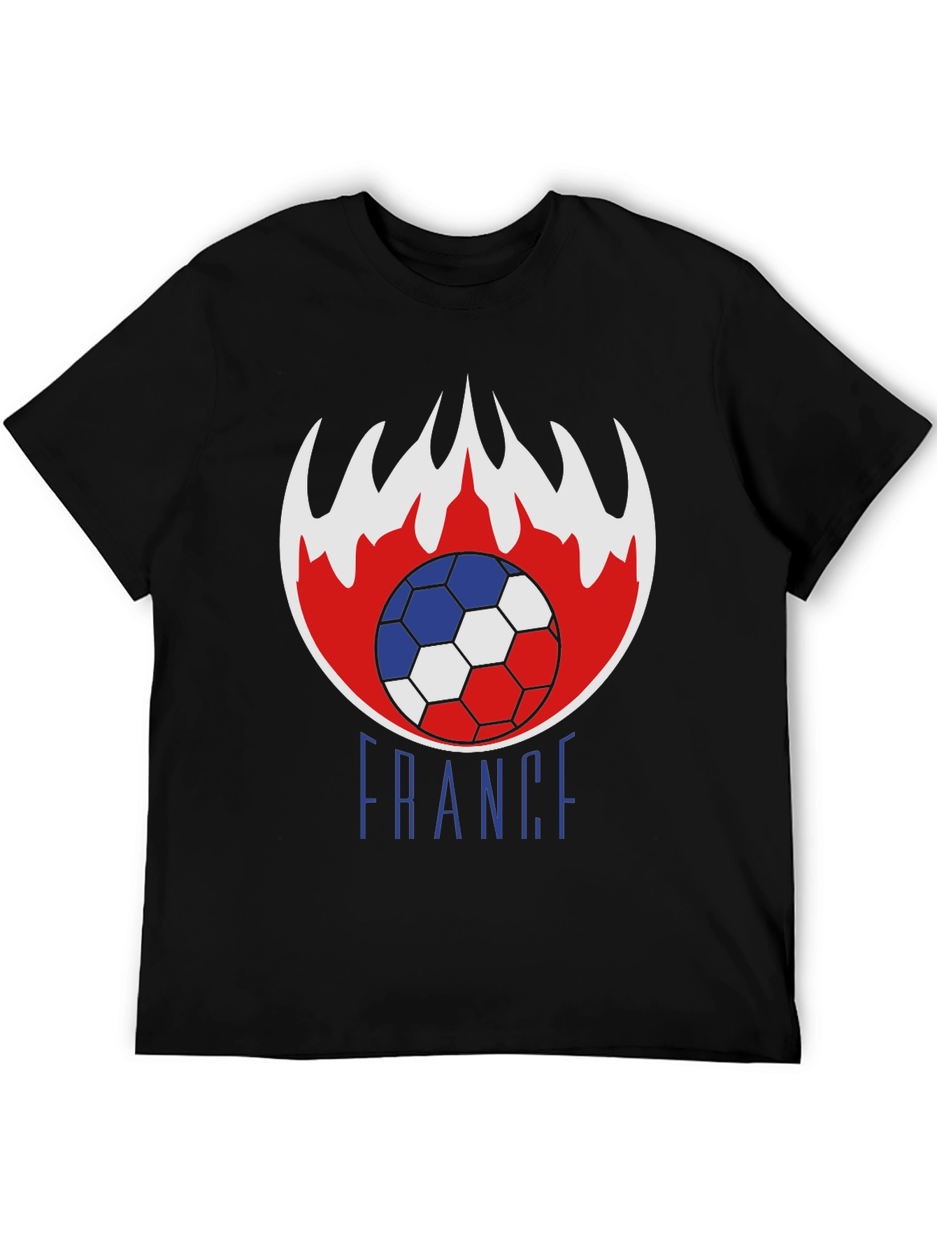 France Soccer T-Shirt - Patriotic Football Tee