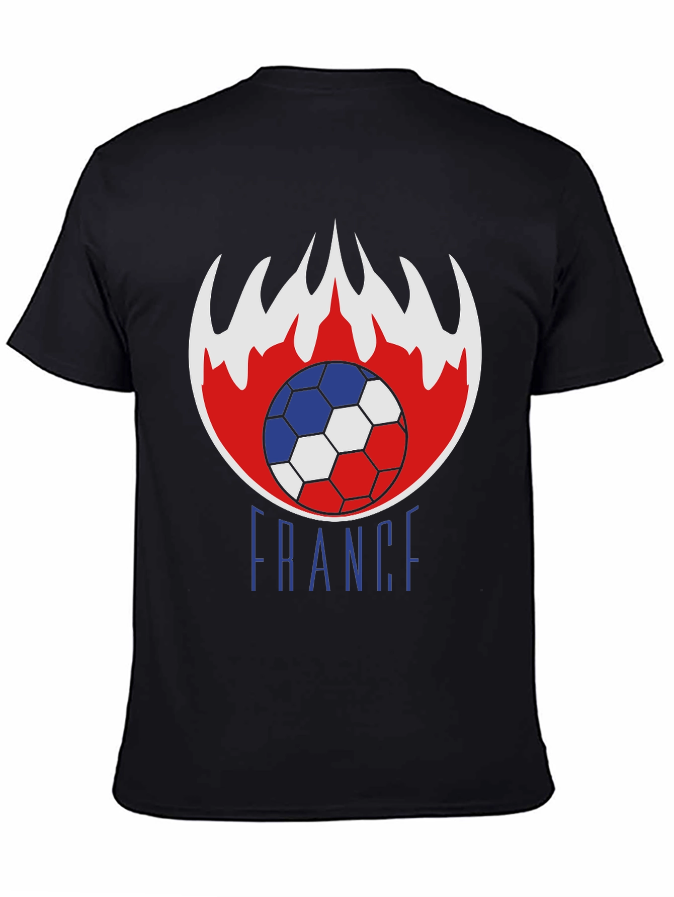 France Soccer T-Shirt - Patriotic Football Tee