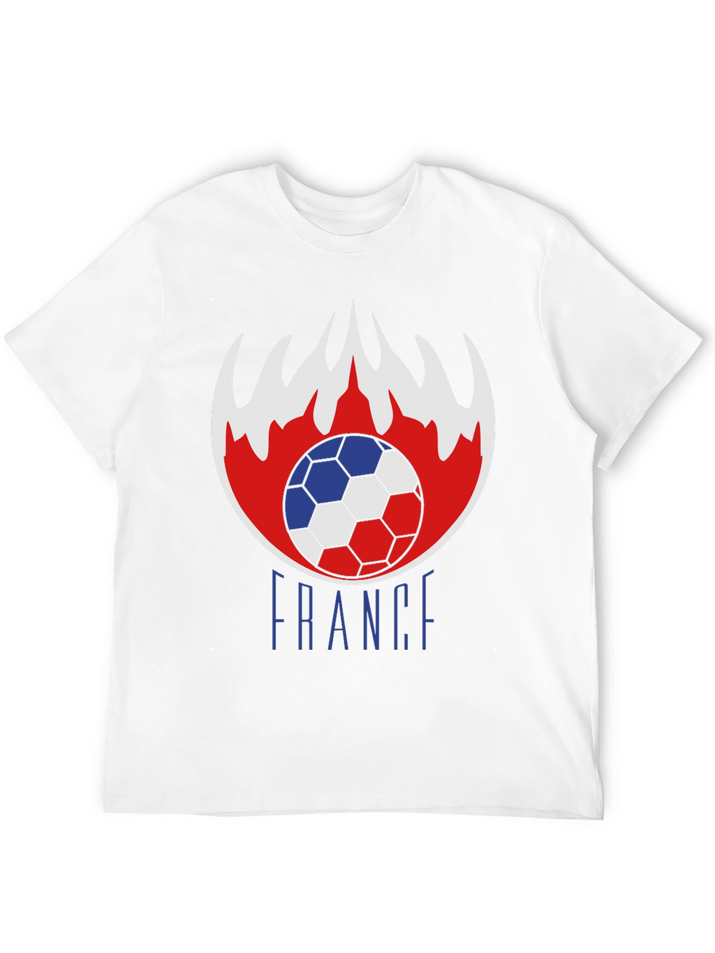 France Soccer T-Shirt - Patriotic Football Tee