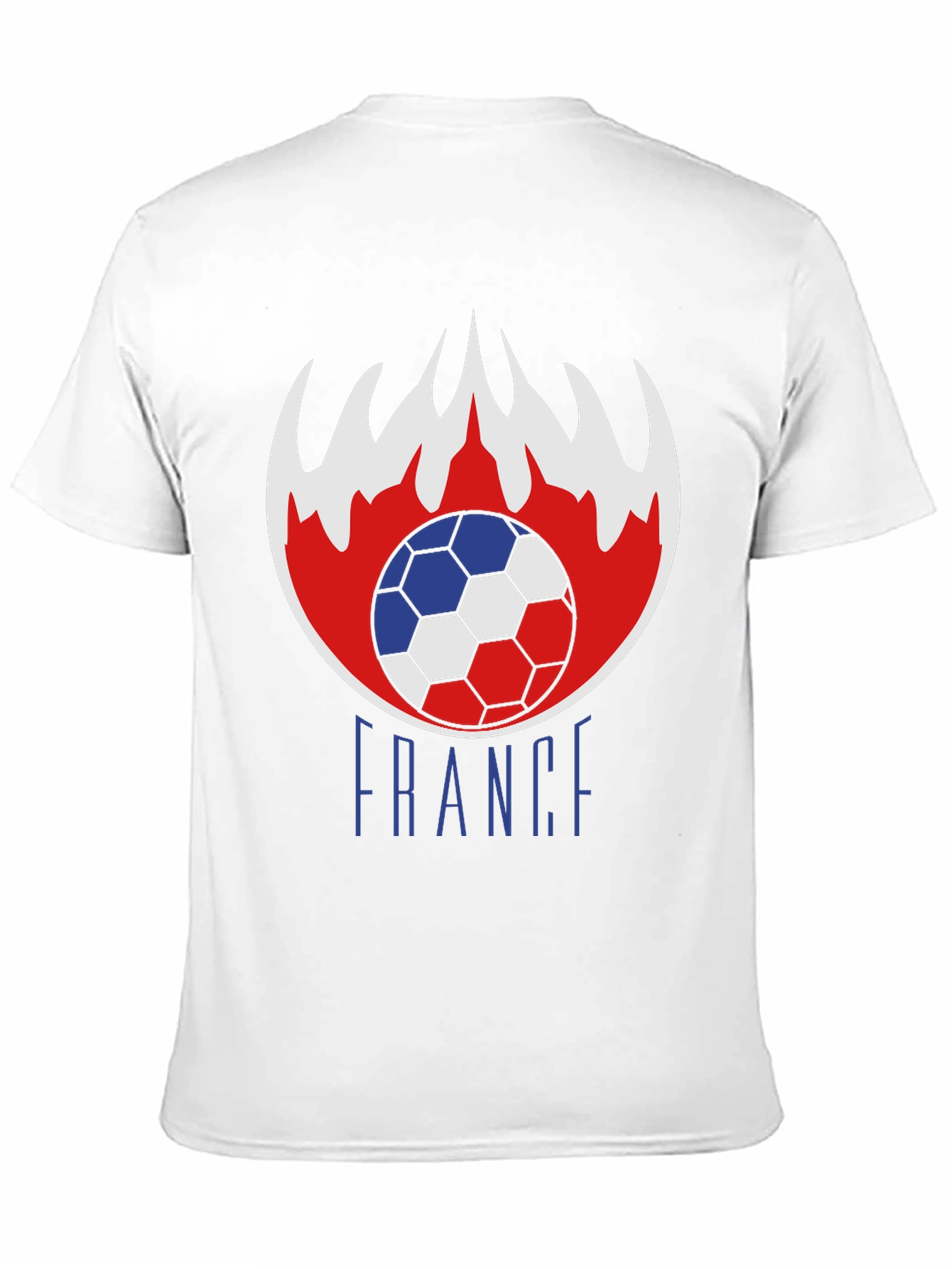 France Soccer T-Shirt - Patriotic Football Tee