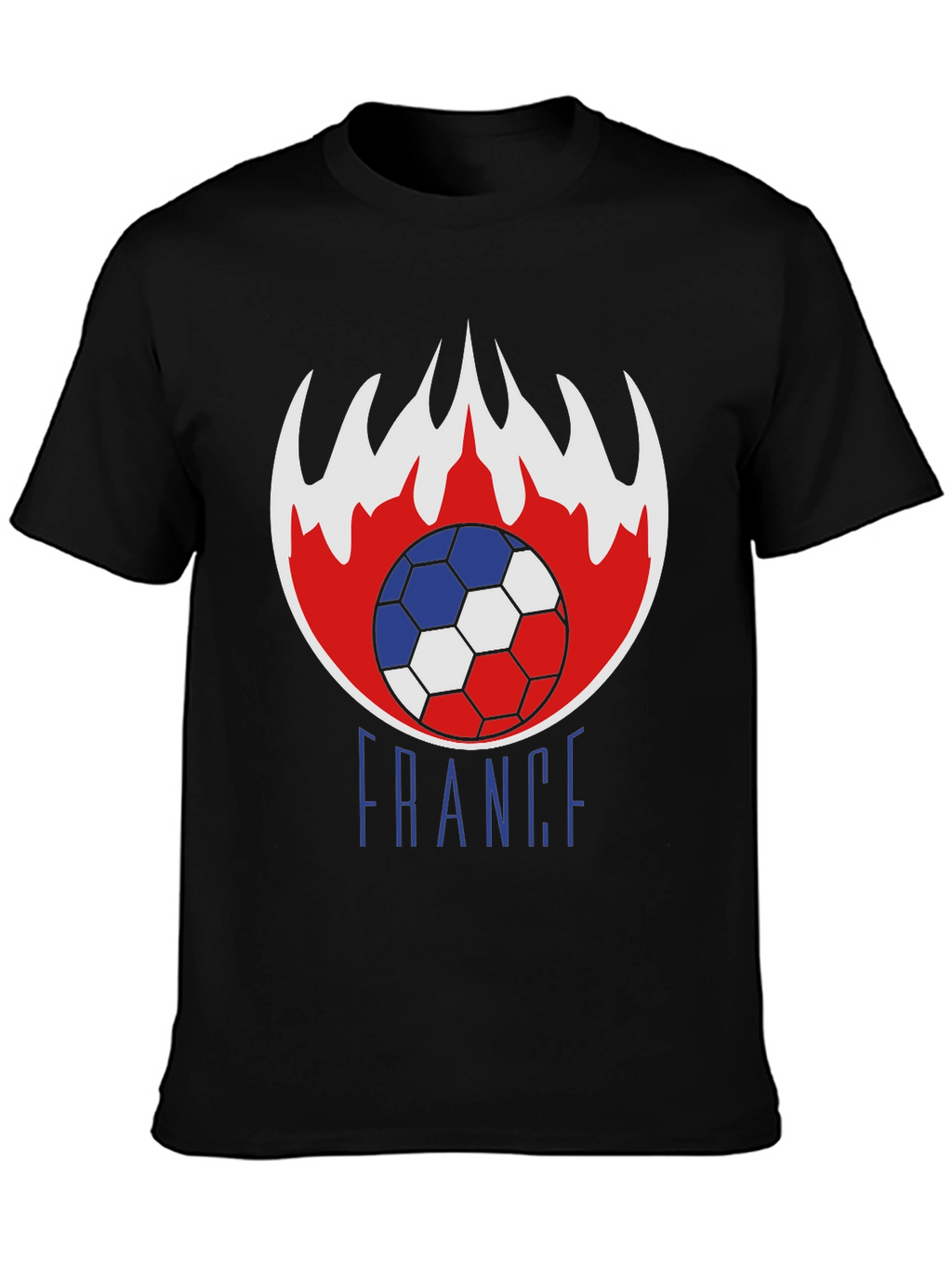France Soccer T-Shirt - Patriotic Football Tee