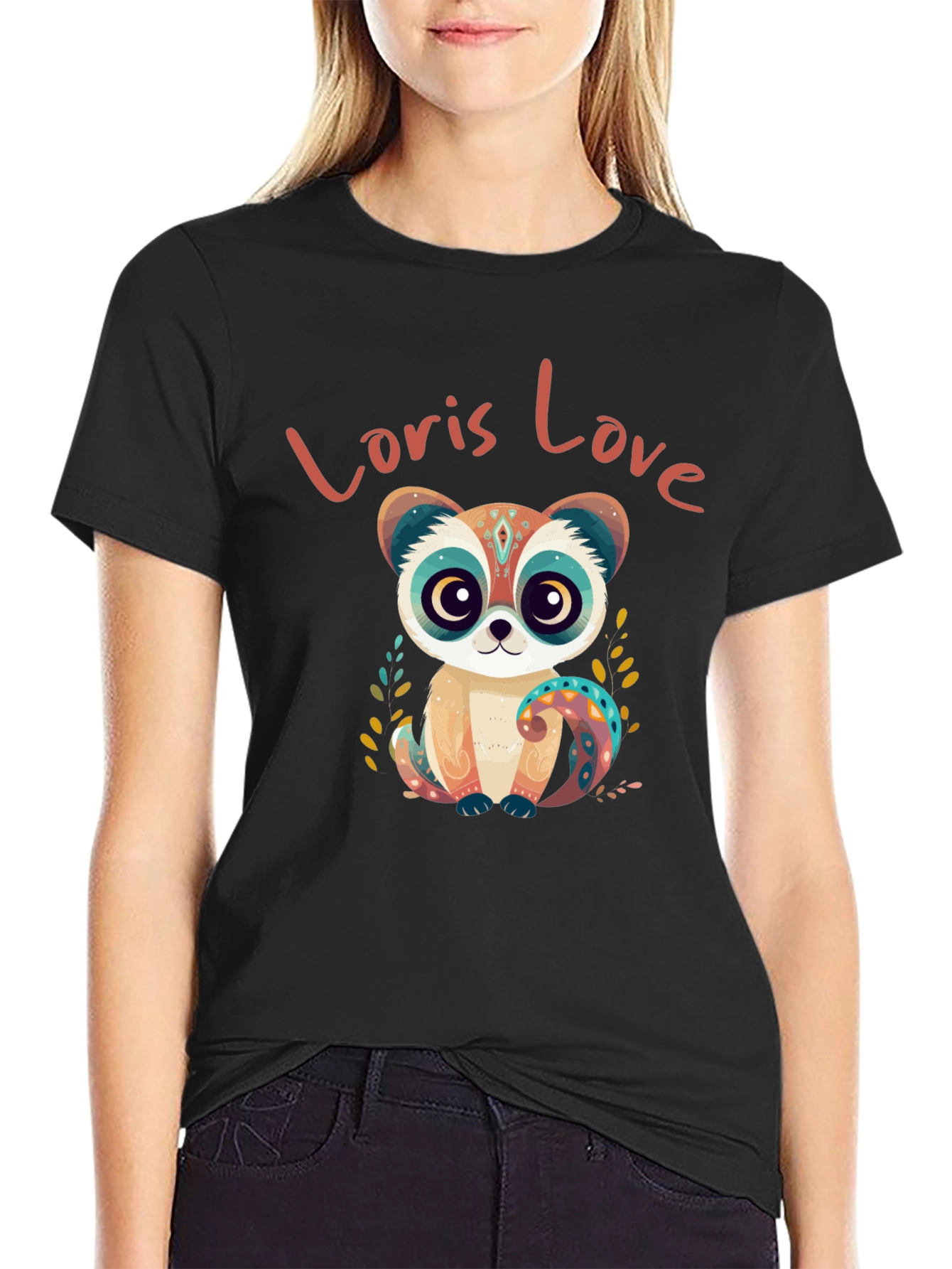 Loris Love Graphic Tee - Cute Animal Shirt