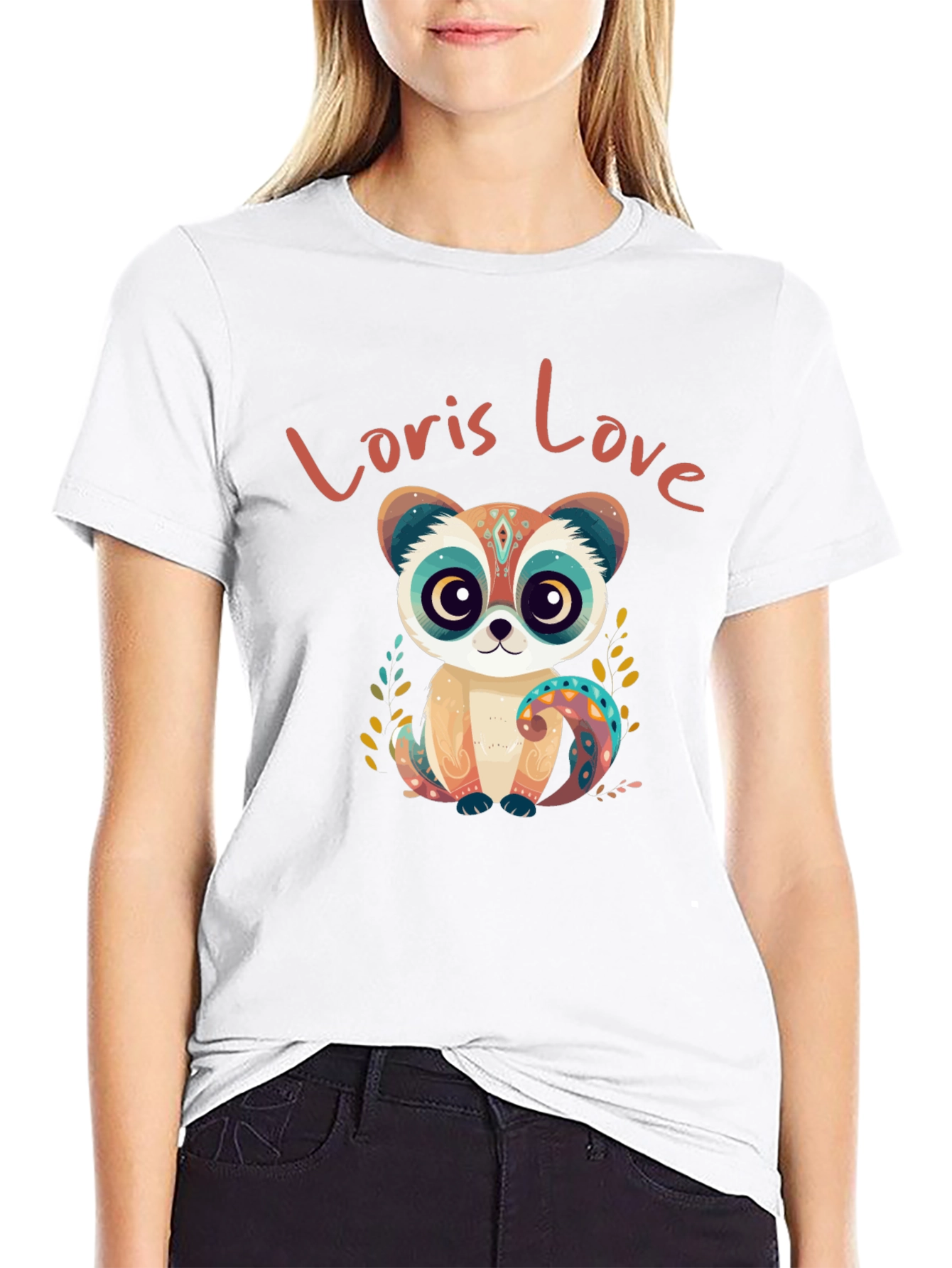 Loris Love Graphic Tee - Cute Animal Shirt