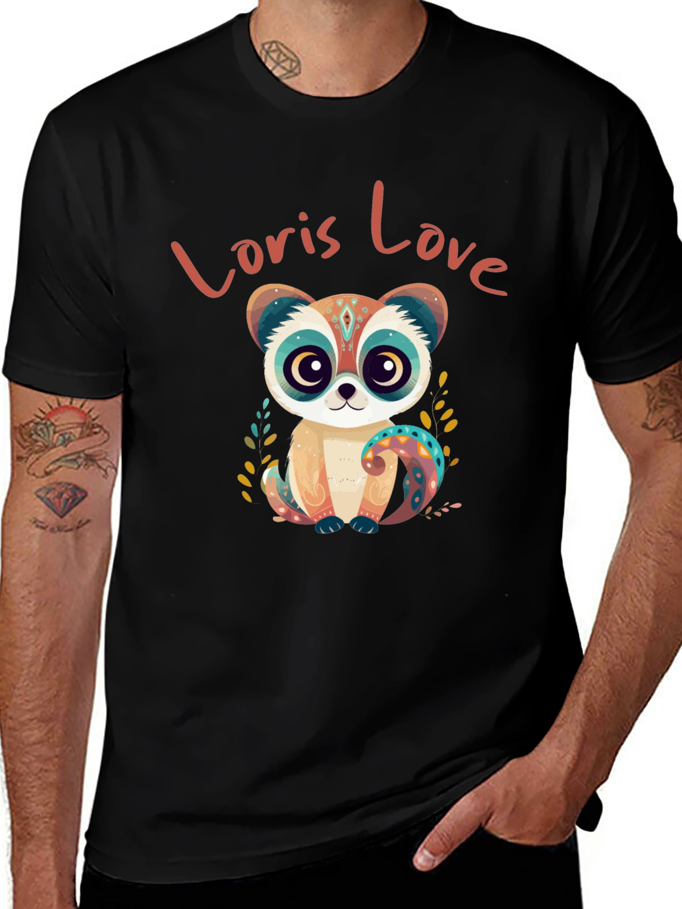Loris Love Graphic Tee - Cute Animal Shirt